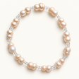 Daughter Clear Duo Pearl Stretch Anklet
