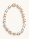 Daughter White Pearl Stretch Anklet